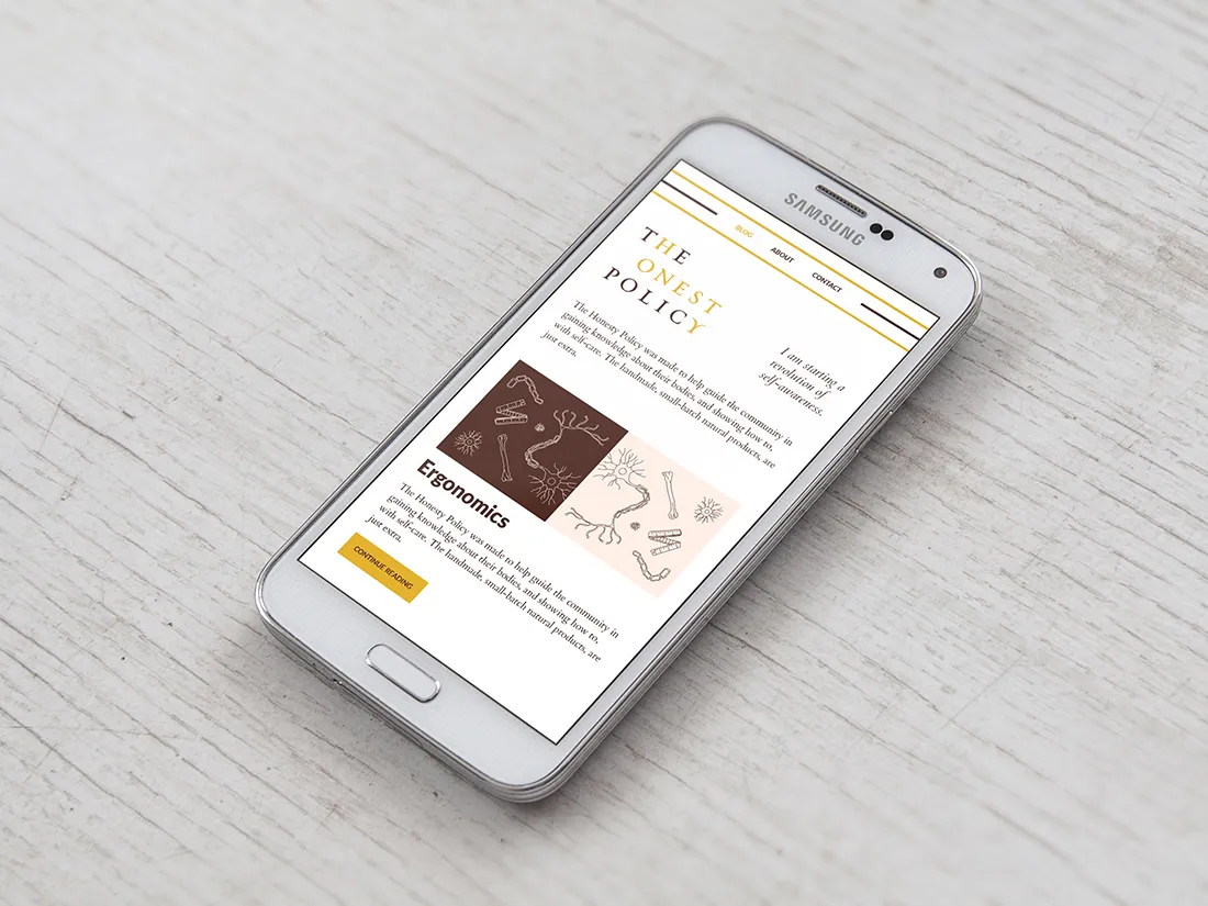 The Honesty Policy Website