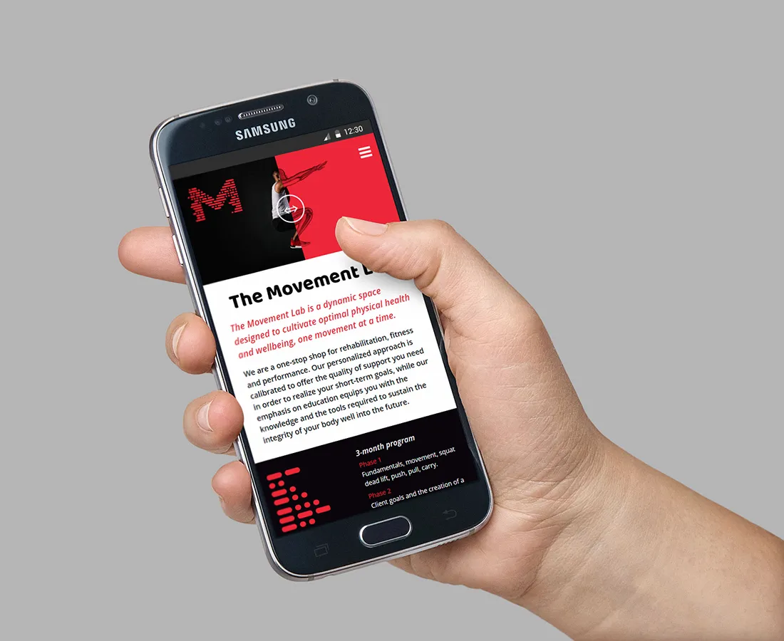 The Movement Lab Website